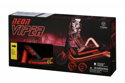 Фото Самокат NEON Viper Red geizer.com.ua