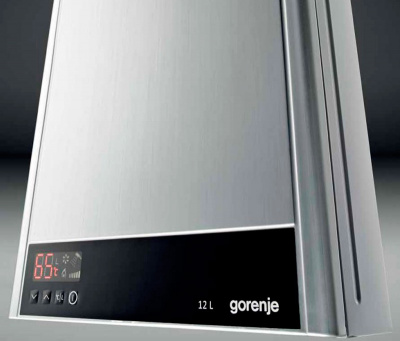 Фото Газовый проточный водонагреватель GORENJE GWH-12 NFEAC (турбо) geizer.com.ua