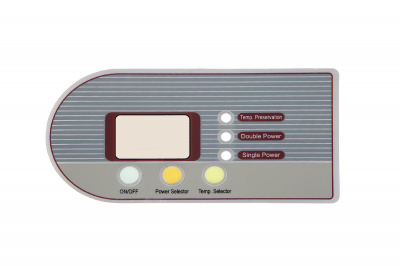 Наклейка панелі керування для бойлера Thermemx RZB-L та D, IF (стікер)