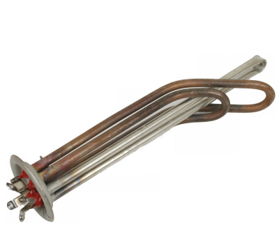 ТЕН для бойлера Electrolux, Centurio, Royal, Roda, Thermex на фланці D:63 мм, 2000W (1200+800Вт), мідний