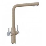 Смеситель Franke Neptune Clear Water Хром-Миндаль