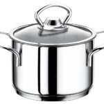 Кастрюля Ardesto Luna, стеклянная крышка, 1.2 л, нержавеющая сталь