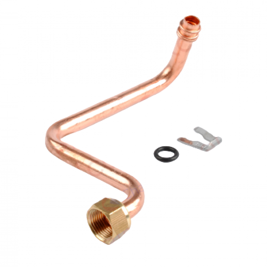 6f085417bd90d18f526b66edb12222ee Трубка розширювального бака ARISTON 24 28 35 FF CF 65104253 - Зображення 1