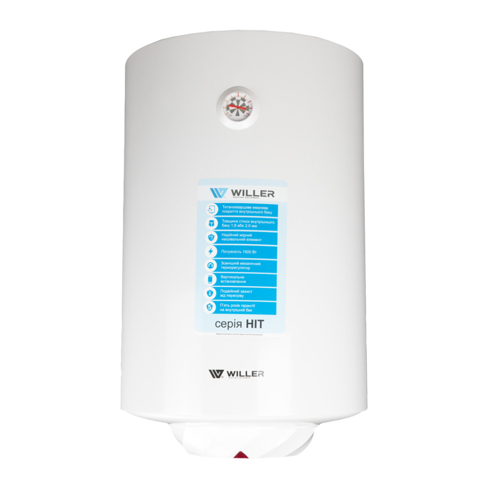 7f4ac6d4ba6d1223e23cede3a8b7955f WILLER EV80R-HIT водонагрівач вертикальний - Зображення 1