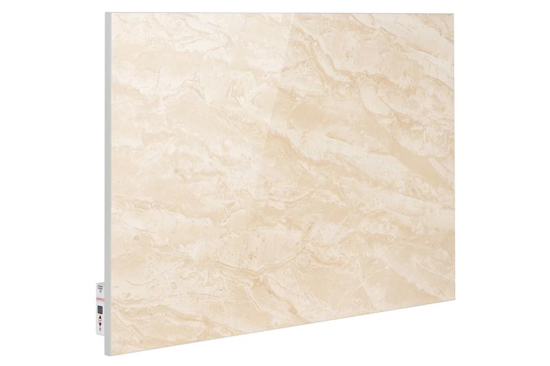 81861d74e7e4239d756829de1bade4d2 Керамическая электронагревательная панель с терморегулятором Ardesto HCP-750RBGM (бежевый мрамор) - Зображення 1