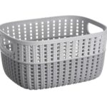 Корзинка плетеная Ardesto Sweet Home, 3л, 235*176*120 мм, серый, пластик