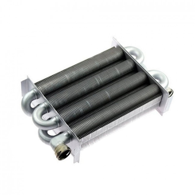 c4ccc671a0cd08d39e32b18f181867da Теплообмінник первинний ARISTON UNO 24 MFFI 65100425 - Зображення 1