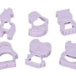 Набор форм для печенья Ardesto Tasty baking,6 шт,  лиловый, пластик