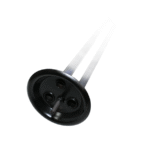 Фланець для сухих ТЕНів 1200W+800W емалеве покриття d93, L450 - Зображення 2