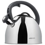 Чайник  Ardesto Gemini, 2,5 л, серый, нержавеющая сталь