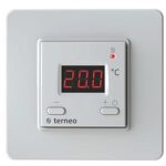 Терморегулятор Terneo VT, электр. управл-е, IP20, белый