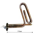 ТЕН для бойлера Atlantic ONDEO (під мийку) гнутий мідний 2000W фланець Ø48мм (контакти "папа") – оригінальна якість