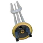 ТЕН для бойлера 1500вт, D:48mm / L:270mm Kawai нержавіюча сталь, місце під анод М6 - Зображення 7