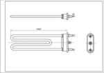 ТЕН для пральної машини Ariston C00094715 Kawai TPO 165-SG-1700 L=165 mm 1700 W - Зображення 2