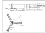 Хрестовина барабана для пральної машини Samsung DC97-00124B L=127mm - Зображення 2