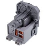 Помпа (насос) для пральної машини 292090 Drain Pump 40 Вт P25-1E 0.2 A (контакти роздільні ззаду; на 3 засувки) - Зображення 3
