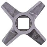 Ніж для м&aposясорубки Zelmer 10003882 D=47mm s=5mm Отвір=9x9mm NR5 (двосторонній) ZMMA025X (A861009) - Зображення 5