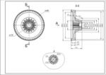 Шестерня велика для м&aposясорубки Bosch 00152314 - Зображення 2