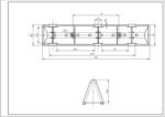 ребро барабана для пральної машини LG L=184mm 4432EN2002A