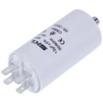 Пусковий конденсатор для пральної машини CAP520UN 12uF 450V 35x65mm (4 клеми)