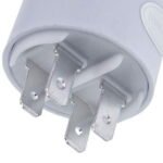 Пусковий конденсатор для пральної машини CBB60 16uF 450V 40x70mm (під гайку, 4 клеми) - Зображення 4