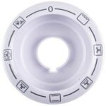 Лімб (диск) ручки регулювання режимів духовки для плити Beko 250944501 білий - Зображення 3
