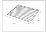 Решітка для духовки Gorenje 414283 405х360mm - Зображення 2
