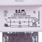 Мережевий фільтр F3CC72102F для пральної машини Indesit C00143383 - Зображення 2