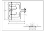 Тен верхній (гриль) для духовки Ardo 524013300 2500W (700+1800W) - Зображення 2