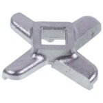 Ніж для м&aposясорубки Kenwood KW715551 D=46mm s=10mm Отвір=9x9mm - Зображення 3