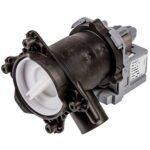 Помпа (насос) для пральної машини Bosch 00145777 Askolll (в зборі) 40 Вт M50 (контакти спарені спереду; на 3 засувки)