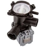 Помпа (насос) для пральної машини Bosch 00145777 Askolll (в зборі) 40 Вт M50 (контакти спарені спереду; на 3 засувки) - Зображення 3
