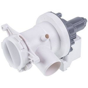 Помпа (насос) для пральної машини Beko 2840940500 (в зборі) Hanyu 34 Вт B25-6AZ (контакти спарені спереду)