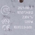 Конфорка для склокерамічної поверхні Indesit C00139052 1200W - Зображення 5
