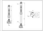 Амортизатор 80N для пральної машини Electrolux 1552394023 - Зображення 6