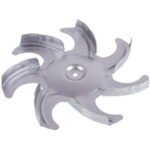 Крильчатка вентилятора для духовки Beko 217440103 (метал.) D=180mm d отв.=6mm - Зображення 3