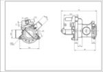 Помпа (насос) для пральної машини Beko 2880401800 HANYU (в зборі) 34 Вт B15-6AZ (контакти спарені спереду) - Зображення 2