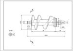 Шнек (з ущільнювачем) для м&aposясорубки Moulinex MS-651184 - Зображення 2