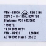 Двигун помпи для посудомийної машини VSM-E2900 80W Electrolux 140074403035 - Зображення 2