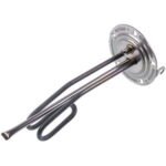 Тен для бойлера Ariston 65151227-01 1500W (нержавіюча сталь) L=282mm фланець 124mm (під анод M5) - Зображення 2
