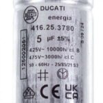 Пусковий конденсатор для сушильної машини Electrolux 1250020516 - Зображення 2