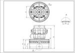 Двигун для мийного пилососа VAC057UN SKL D=144/79 mm H=69/169 mm 1000 W - Зображення 2