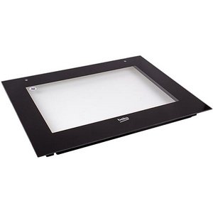 Скло дверей зовнішнє 210444372 590x460mm для духовки Beko