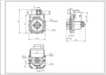 Помпа (насос) для пральної машини Indesit C00266228 Hanyu 30 Вт B20-6AZC (контакти спарені спереду; на 3 засувки) - Зображення 2
