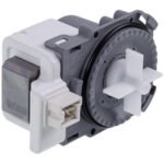Помпа (насос) для пральної машини Indesit C00266228 Hanyu 30 Вт B20-6AZC (контакти спарені спереду; на 3 засувки) - Зображення 5
