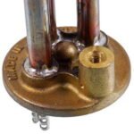 Тен фланцевий для бойлера Ariston 65114900 1200W (мідний) фланець 48mm, L-170mm (під анод M5) - Зображення 4