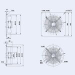 Осьовий вентилятор Weiguang YWF4E-300S-92/35-G 220V 1380rpm 1664 м3/год - Зображення 5