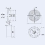 Осьовий вентилятор Weiguang YWF4E-450S-102/60-G 220V 1350rpm 4620 м3/год - Зображення 4