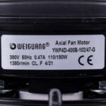 Осьовий вентилятор Weiguang YWF4D-400B-102/47-G 380V 1380rpm 3400 м3/год - Зображення 2