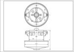 Двигун для пилососа VCM022 IRMATECH MOTOR D=130/84 mm H=29/110 mm 1800 W 230 V - Зображення 2